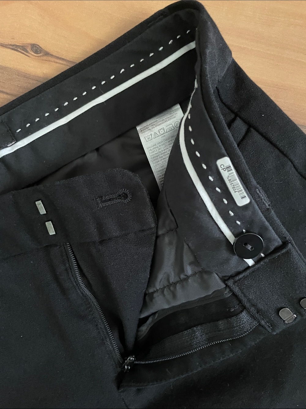 Banana Republic Black Sloan Dress Pants size 0 - Picture 3 of 4